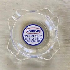 Vintage Champlin Service Station Walthers Oil Company Concordia KS Advertising
