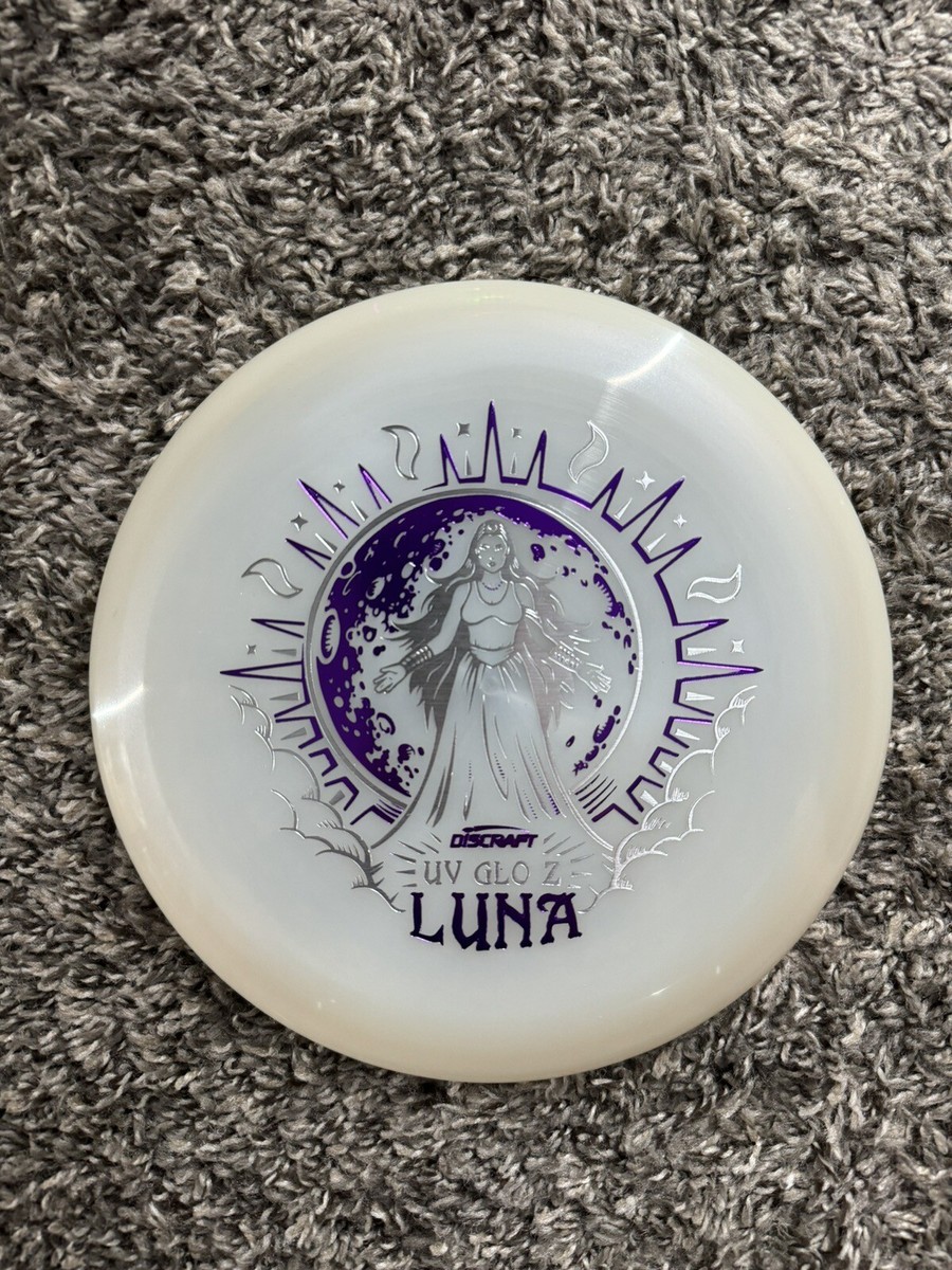 New Discraft UV GLO LUNA 173-174g Resistance Double Foil (Purple