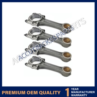 4PCS Connecting Rod for Isuzu 4BG1 4BG1T Engine Hitachi LX70-7 ZX120 ZAX120