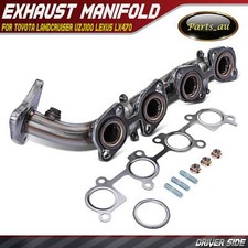 Right Exhaust Manifold for Toyota LandCruiser UZJ100 Lexus LX470 1998-2008 4.7L