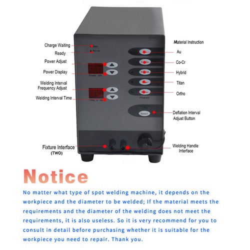 Soldadora automática de argón de pulso ARC puntual 100 W para joyería 220 V/110 V - Imagen 6 de 15