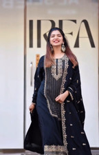 Indian Pakistani Gown Salwar Kameez Designer Bollywood Party Wear Wedding Suit