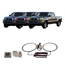 Rgb Multi Color Ir Headlight Halo Kit For Toyota Tacoma 05-11 Rgb Multi Color Ir Headlight Halo Kit For Toyota Tacoma 05-11