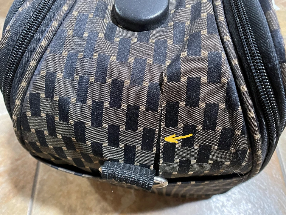 Bolso de Viaje de Mano American Flyer Correa de Hombro Ajustable Beige/Marrón IN6093 Foto 4 de 4