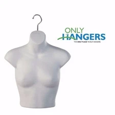 Only Hangers White Ladies Upper Torso Form 2PK