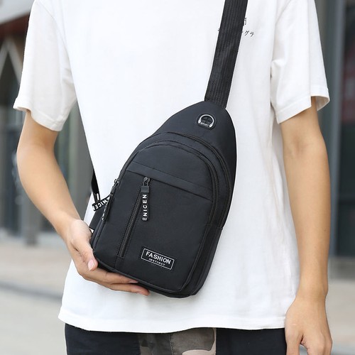 Men Women Sling Bag Chest Fanny Packs Cross Body Travel Sports Shoulder Backpack