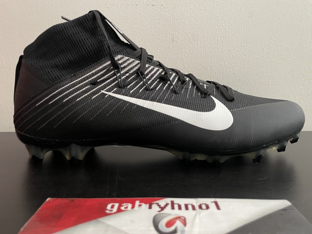 Nike Mens Vapor Untouchable 2 Black White Football Cleats Size 16 924113 001 Nike Mens Vapor Untouchable 2 Black White Football Cleats  main image 3