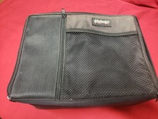 CONDUCTOR SERIES 30 CD Carrying Case Black Nylon Zipper Case with Plastic inside
