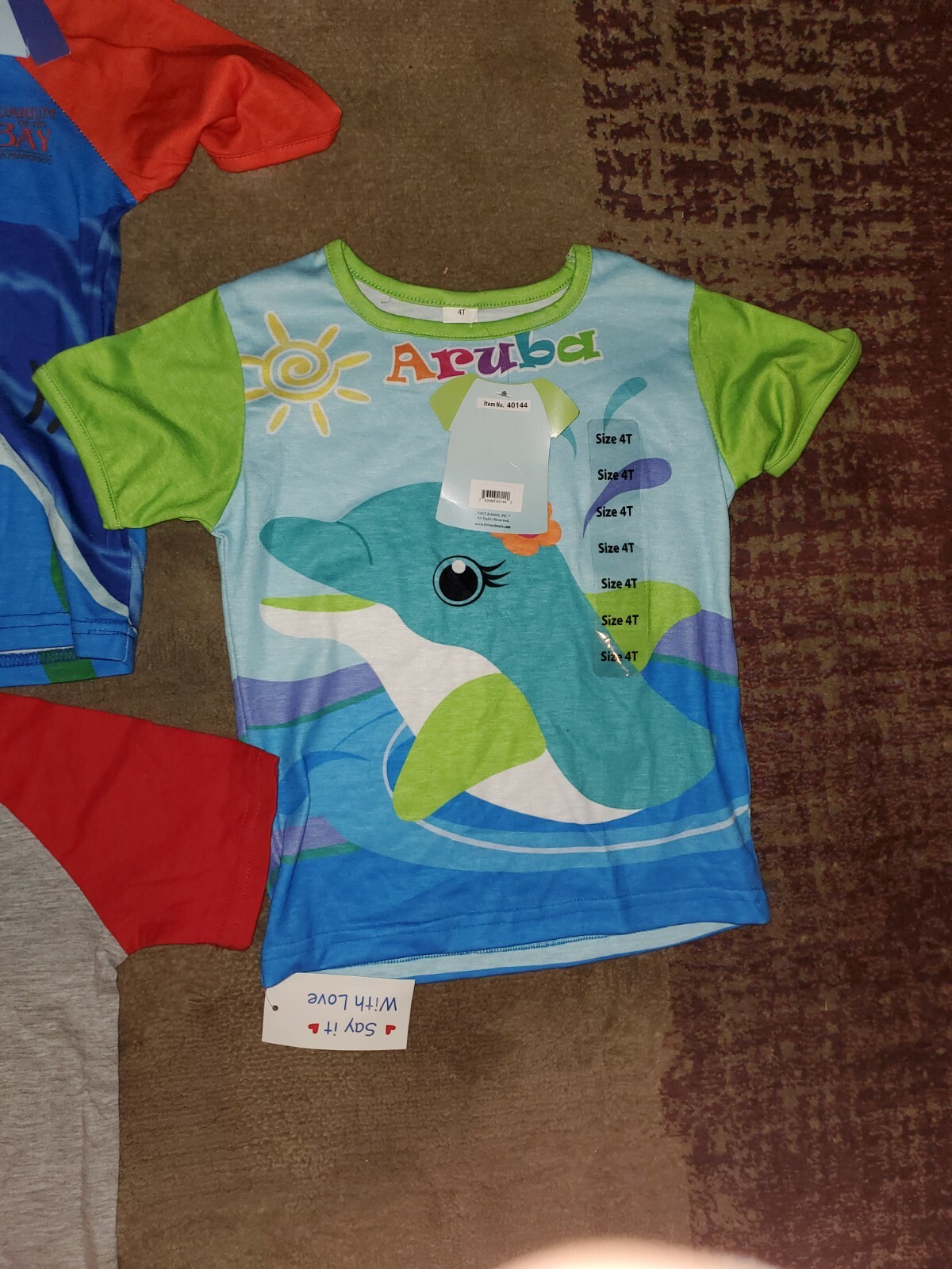 ALTRA Lotto magliette bambini Ron Jon Surf Shop e altre magliette TAGLIE 4t 2t MEDIA