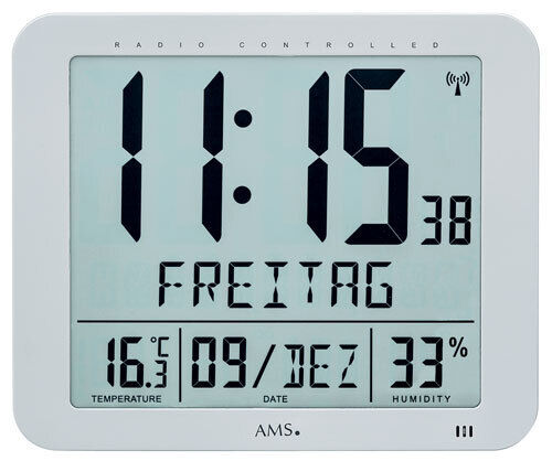 5884 AMS 5 Horloges Radio-pilotées Stations Météo horloges murales - Afbeelding 1 van 1