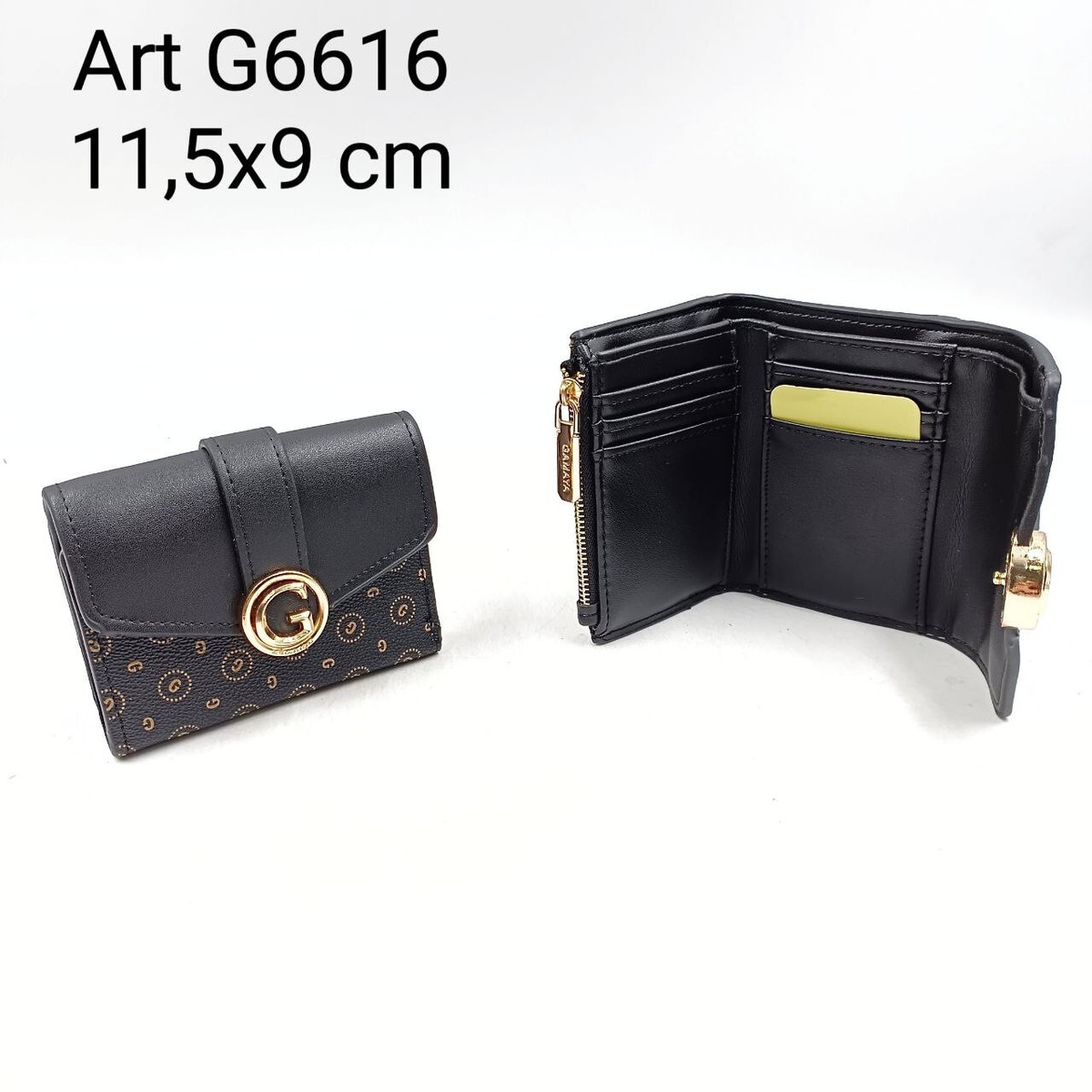 Borsetta Mini Nera Portamonete Multifunzione Mini Borsa Nera