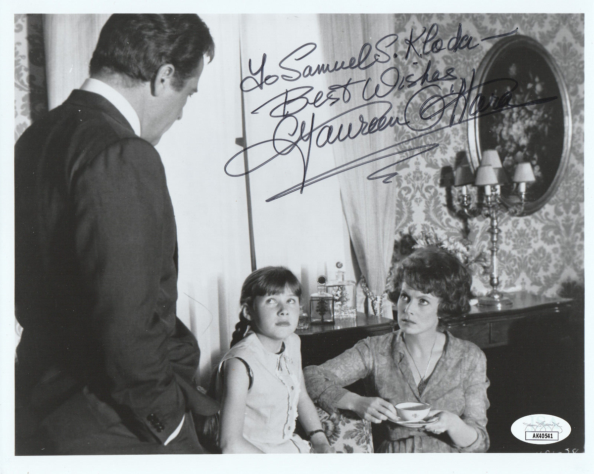 Autographed Maureen O'Hara 