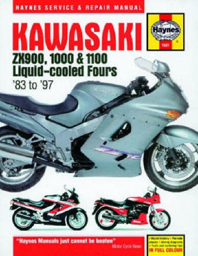 1983-1997 Kawasaki Ninja ZX 900 1000 1100 ZX9 ZX10 ZX11 HAYNES REPAIR  MANUAL | eBay