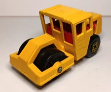 Vintage 1978 Matchbox Superfast Bomag Road Roller Yellow Lesney England No 72