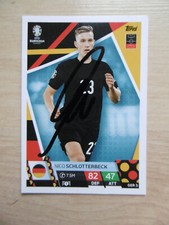 Nico Schlotterbeck autograph signed TC Topps Euro 2024 "Germany"