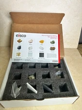 Moh's Hardness Kit, 9 Specimens & 2 Streak Plates - Tech Cut Rocks by Eisco Labs
