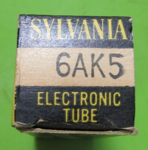 Tube Vintage Sylvania 5V4GA – NOS, Testé, Fabriqué Aux USA