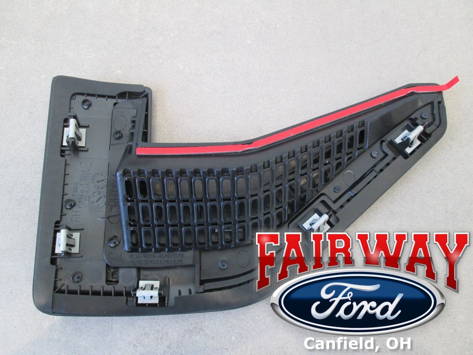 21 thru 23 Ford F-150 OEM Ford Black Appearance Package XLT Fender Emblems  PAIR