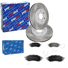 JAPKO BREMSSCHEIBEN 296mm + BELÄGE VORNE passend für NISSAN PATHFINDER R51