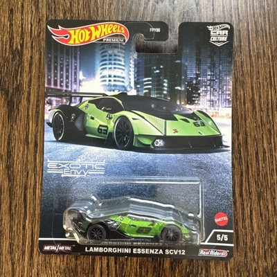 ホットウィール カーカルチャー チェイス「ランボルギーニ エッセンサ SCV12 Hot Wheels Car Culture Exotic Envy Lamborghini Essenza SCV12 Chase