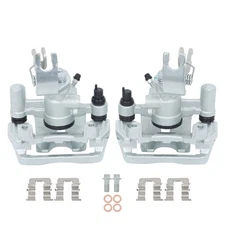 LABLT 2PCS Rear Brake Caliper w/ Bracket For Mazda Protege 01-03 Protege5 02-03