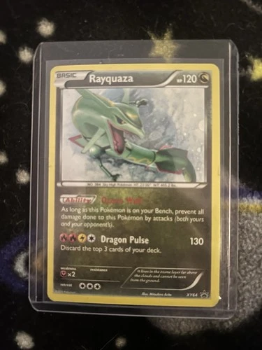 Pokemon TCG Rayquaza XY Promo Card XY64 Holo