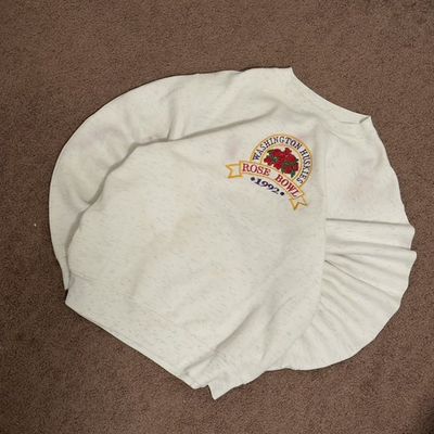 #ad Vintage 1992 Washington Huskies Rose Bowl Crewneck Sweatshirt Men’s L $38.46