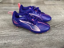 Puma Ultra 5 Play FG/AG Lapis Lazuli Sunset Glow Soccer Cleats 107689-01 -Kids 1