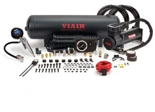 Viair 20002 485C Stealth Black Gen 2 Onboard Air System 12V 200 Psi 2.5 Gal Tank