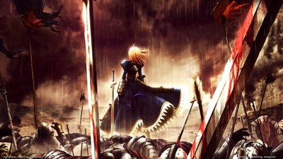 Fate Series Zero Anime Playmat Desk Mat TCG Card Game Mouse Pad 24x14in