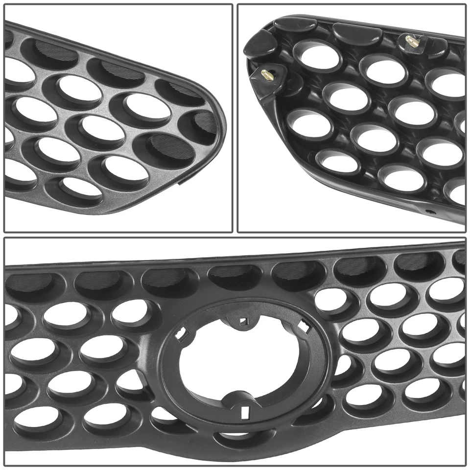 Para 03-04 Toyota Matrix con Soporte Estilo OE Rejilla Delantera Negra con Emblema Provisión Foto 2 de 4