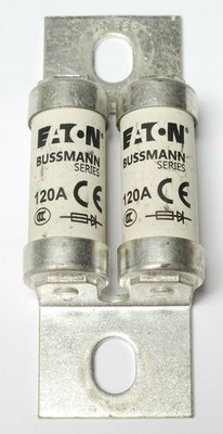 EATON COOPER BUSSMANN BS88-4 120FEE Bolt In Double Fuse 120 AMP 690 VAC 500 VDC