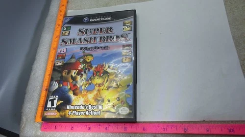 Super Smash Bros Melee game (Nintendo GameCube 2001)- Tested, No Manual