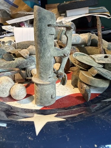 Dug Civil War 💥 🇺🇸 💣 Large Powder Flask Measure Device Bullet