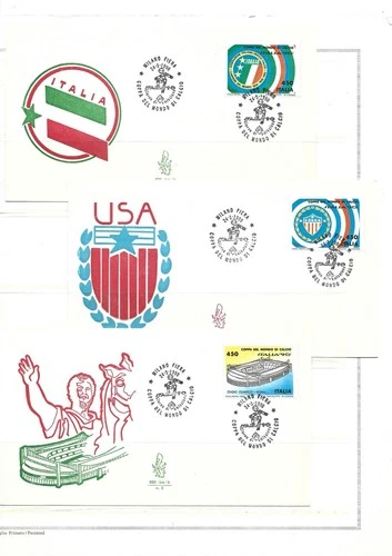 L27) No. 36 FDC Italy Republic 1990 Italy '90 Complete Venetia Club