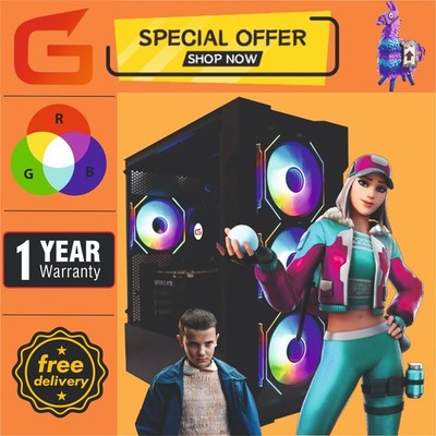 Gaming PC COMPUTER Core i7 32GB 240GB + 1TB GT 1030 Win11 KOSTENLOSE LIEFERUNG