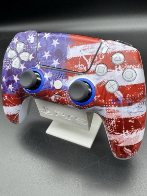 Custom Back Paddles PS5 CONTROLLER with TMR Joystick Trigger Stoppers USA