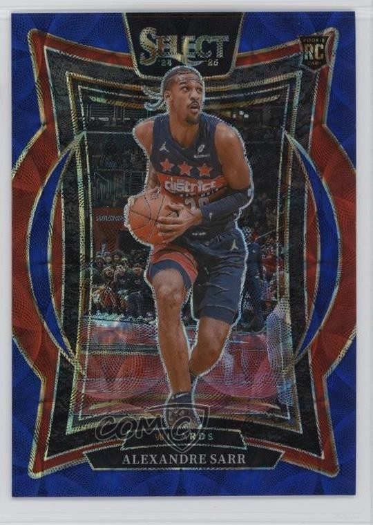 2024-25 Panini Select Concourse Blue Scope Prizm 119/249 Alexandre Sarr #73 1r8v