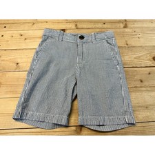 Gymboree Seersucker Shorts Blue White Striped Casual Kids Size 6