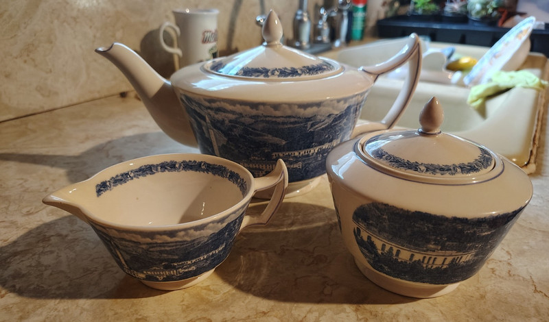 Vintage Wedgwood Centennial Edition Tea Set