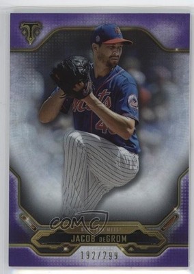 2020 Topps Triple Threads Amethyst 192/299 Jacob deGrom #51 1rb3