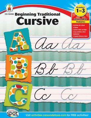 Beginning Traditional Cursive, Grades 1 - 3 by Inc. Carson-De... - 9781620570357