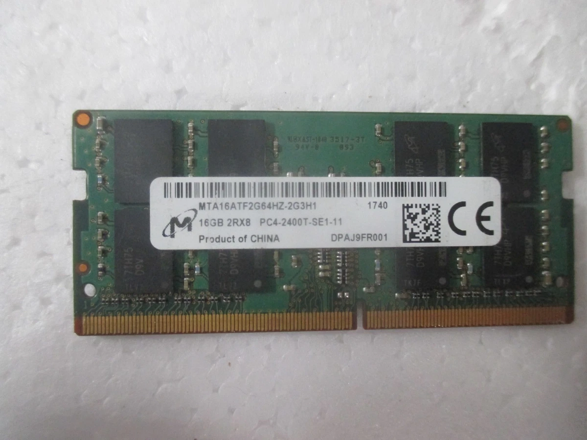 Micron 16GB DDR4 2400Mhz 1枚 MICRON 16GB PC4-2400T-R DDR4 REG ECC Memory PC4-19200