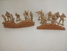 1:32 Soldiers Figures 2" Infantry Army warriors sandbags Lot 