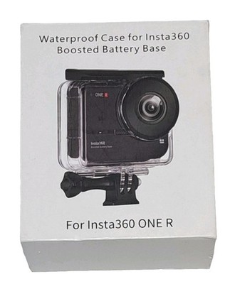 Waterproof Case For Insta360 ONE R Boosted Battery Base Dive Water NEW