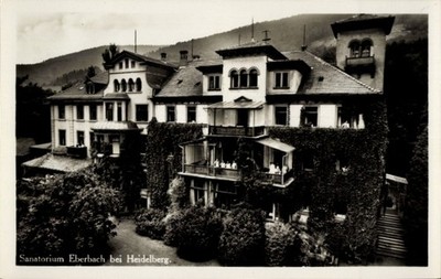 Postcard Heidelberg am Neckar, sanatorium Eberbach, building with balcony,... - 4895958