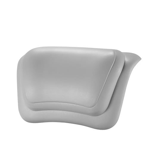 Oreiller de bain ergonomique imperméable avec ventouses pour confort cervical