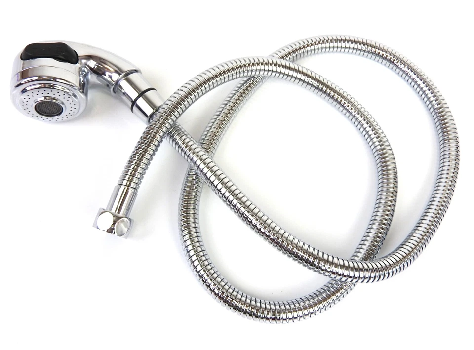 HQBS Salon Shampoo Unit Bowl Hair Sink Replacement Part Chrome Sprayer Hose SA-17B