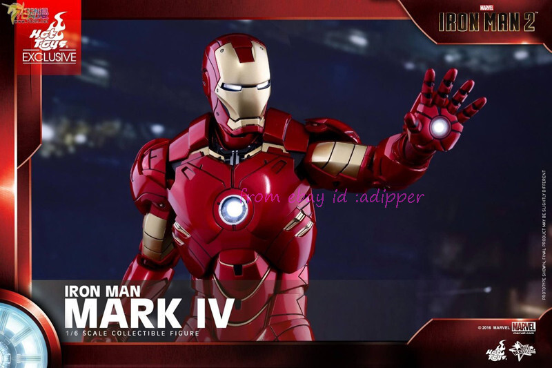 Hot Toys Iron Man 2 Mark IV 1/6フィギュア Amazon.com: Iron Man 2 Hot Toys Movie Masterpiece 1/6 Scale
