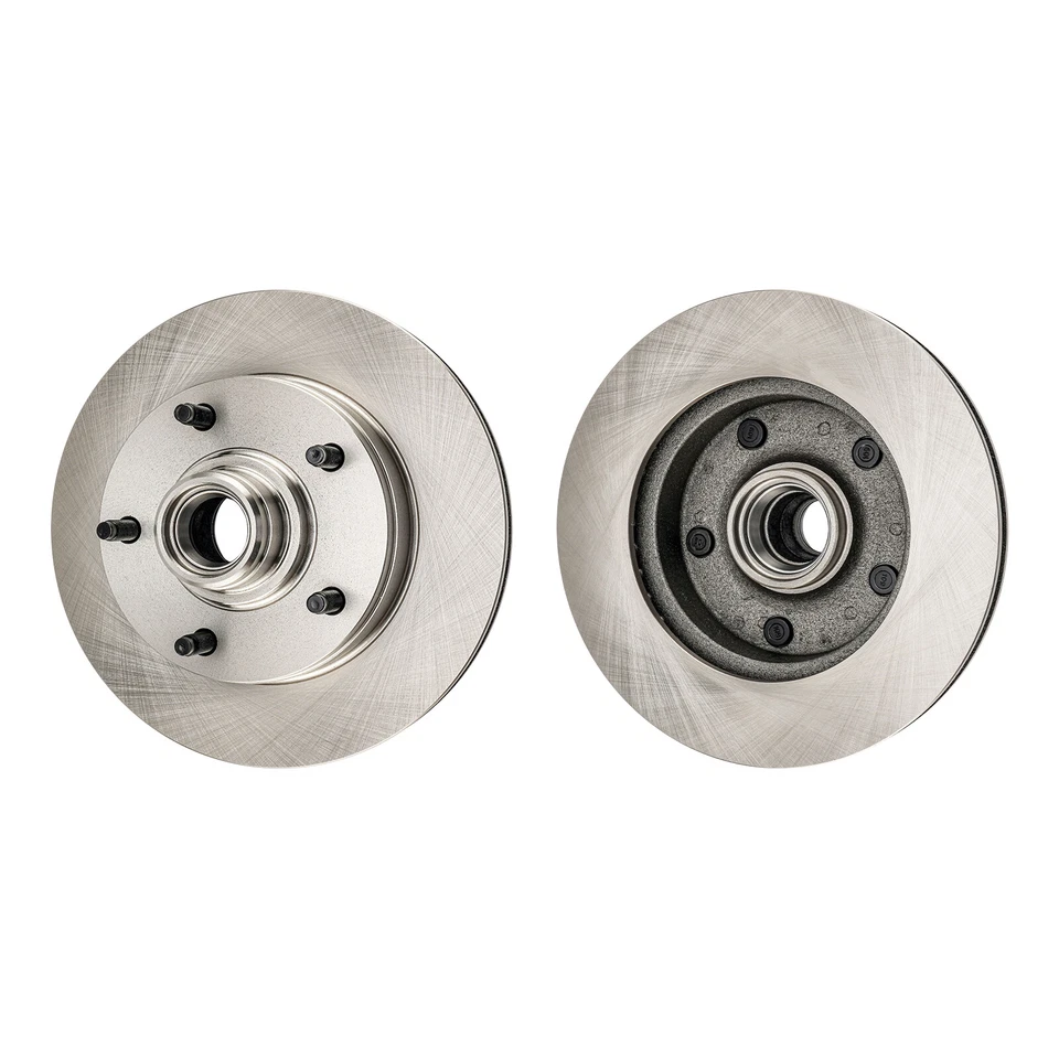 Front Disc Brake Rotors Brake Pads Fit For 1994-2001 Ford E-150 Econoline Foto 3 de 4